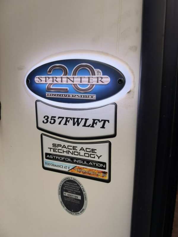 2018 Keystone Sprinter 357FWLFT foto 11